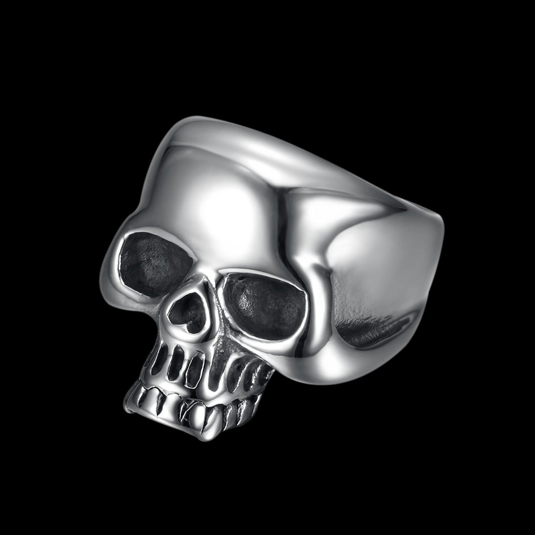 JAW SKULL BLACK RING