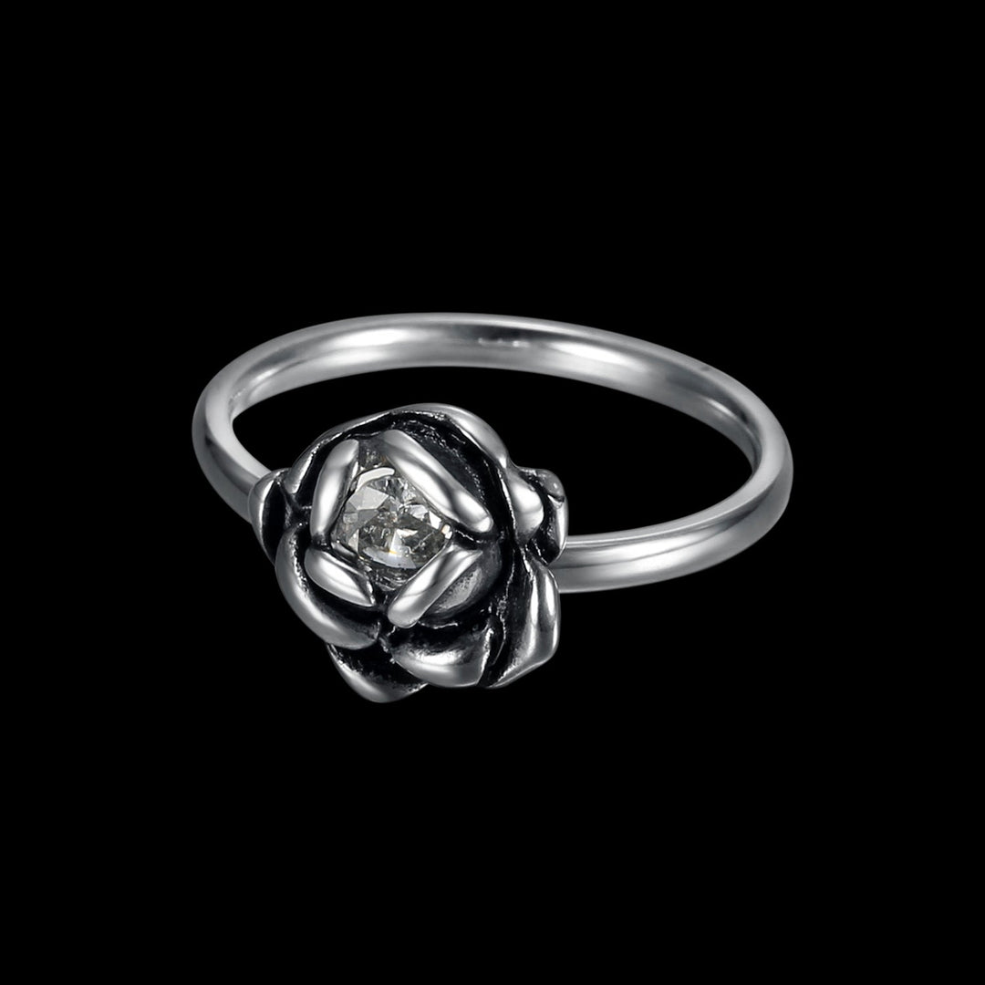 ROSE STONE KNUCKLE RING