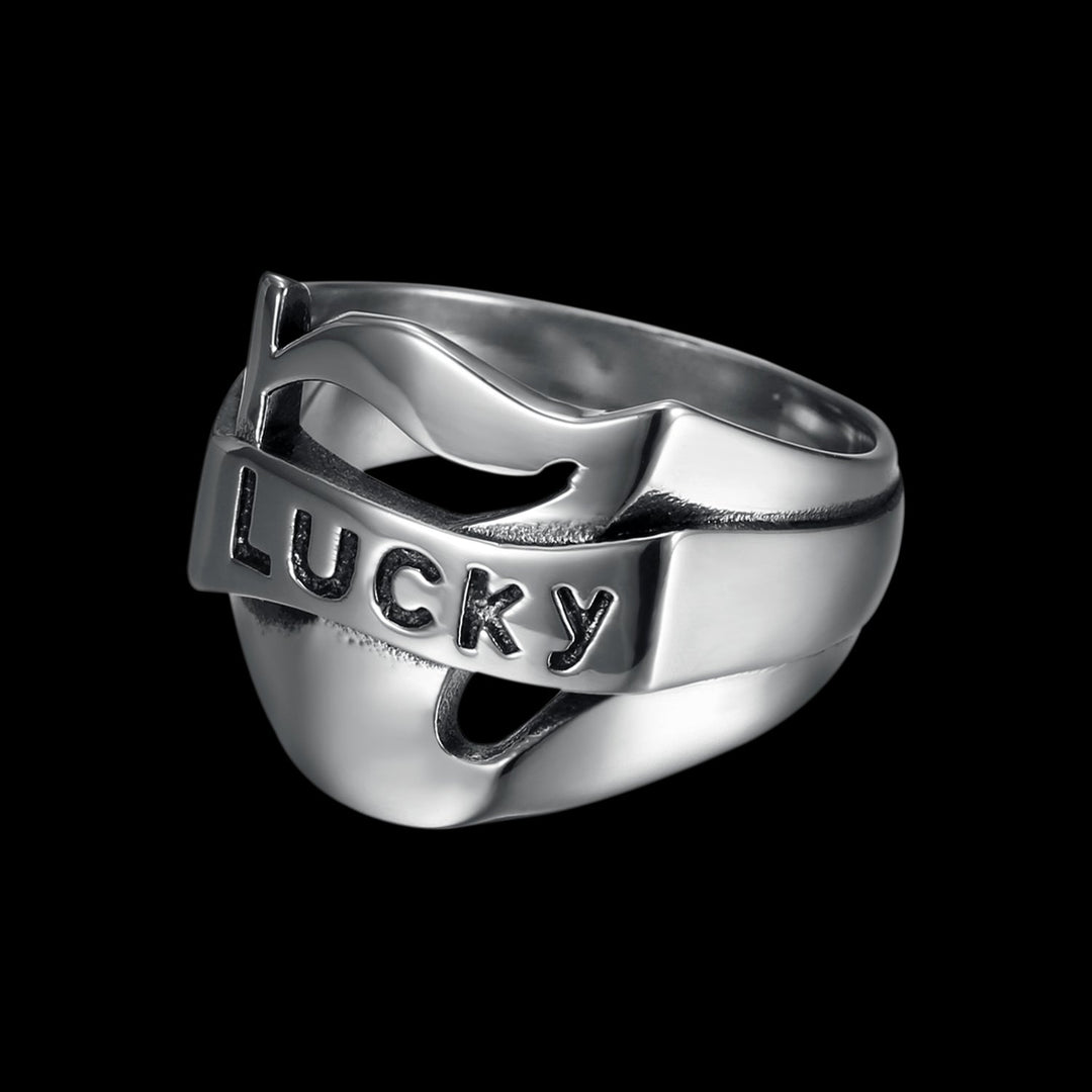 LUCKY SILVER RING