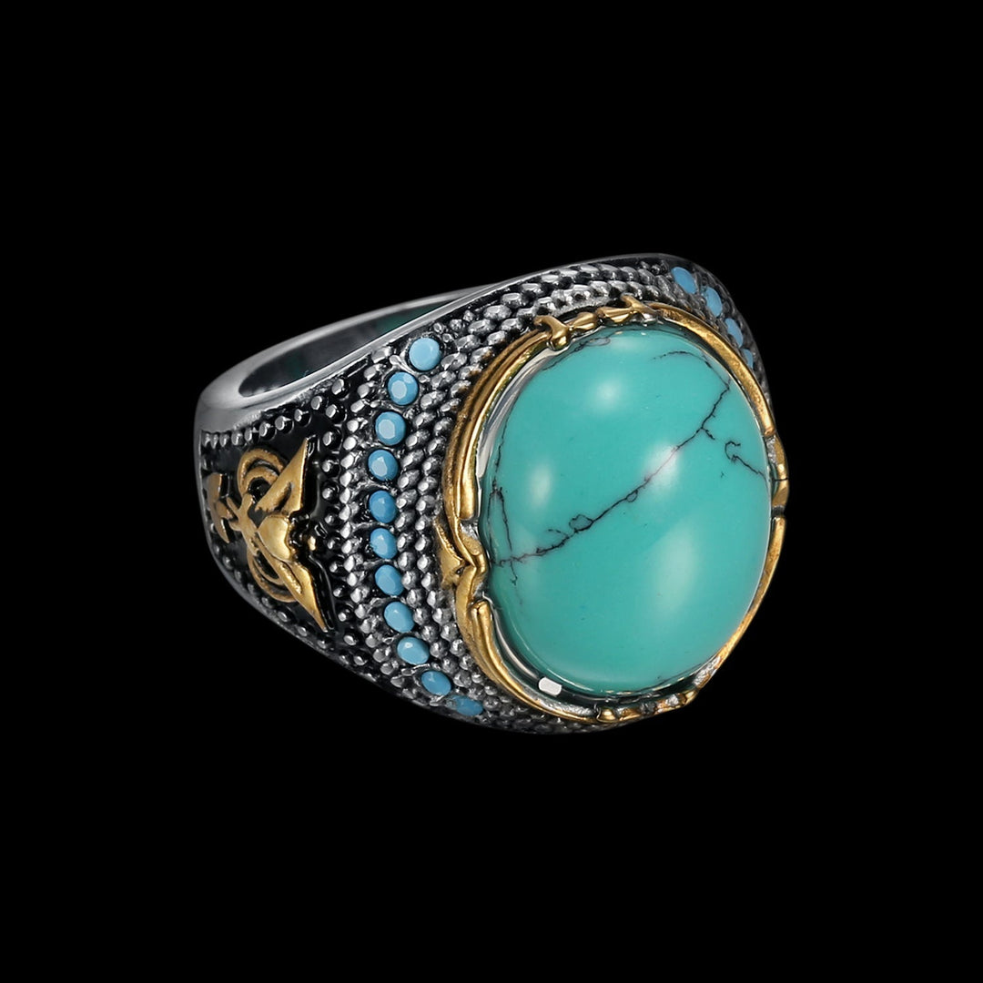 GREEN STONE RING