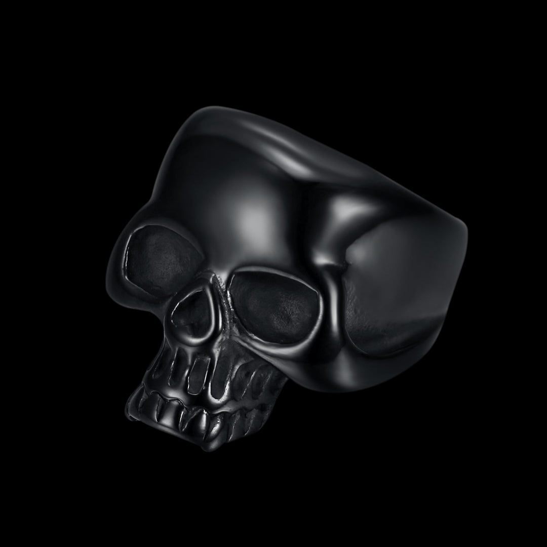 JAW SKULL BLACK RING