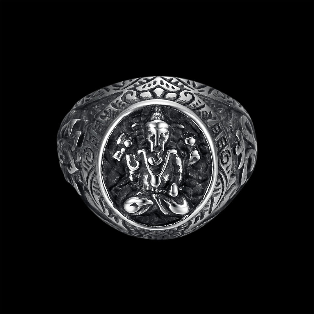 GANESHA SIGNET RING