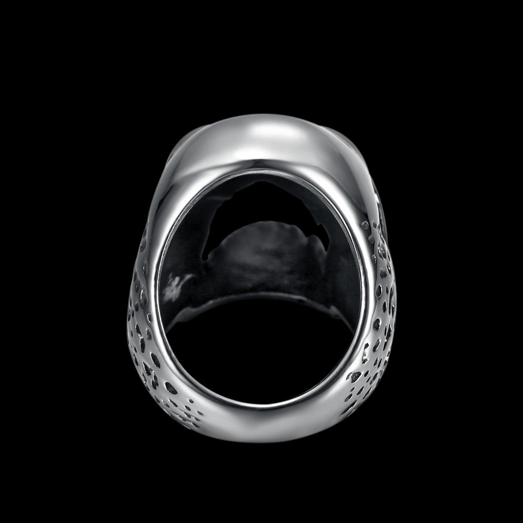 SKULL RIDER BLACK RING