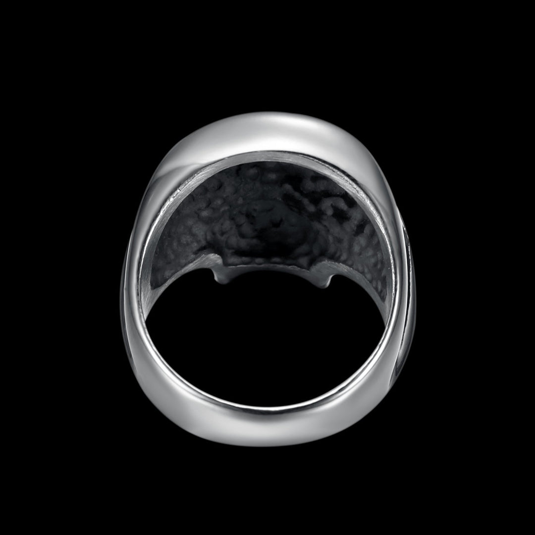 JAW SKULL BLACK RING