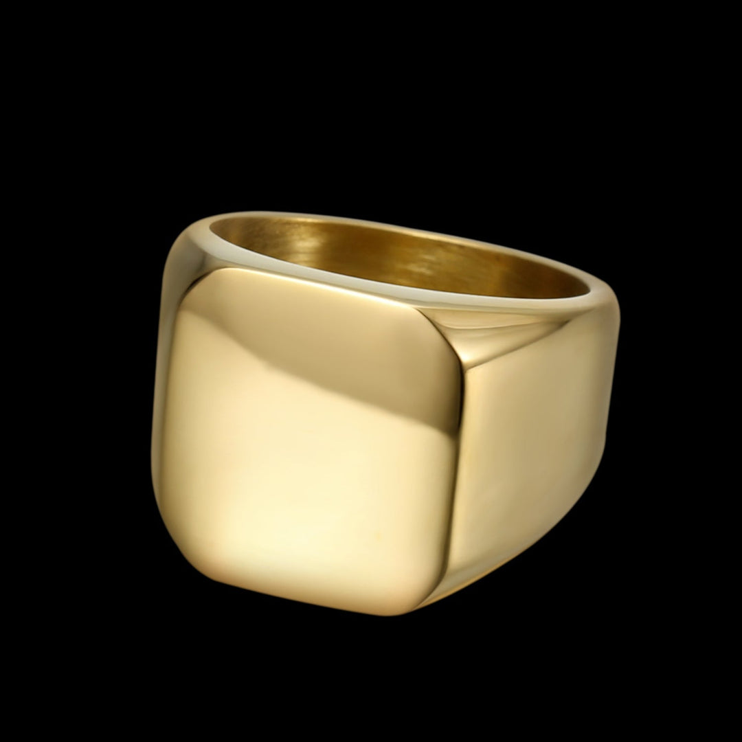 SQUARE GOLD RING