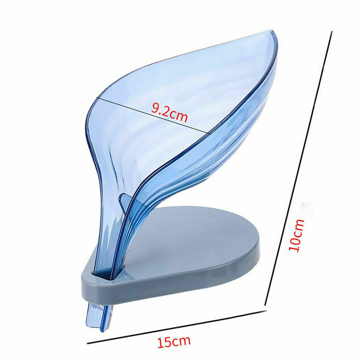 Leaf shape drain soap box