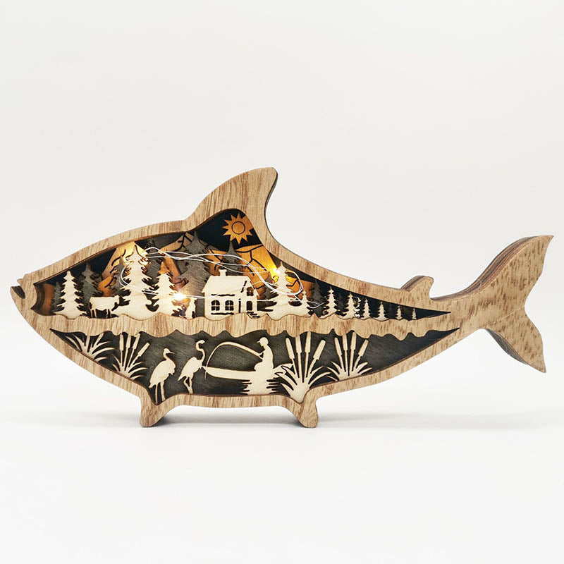 Fish Carving Handcraft Gift