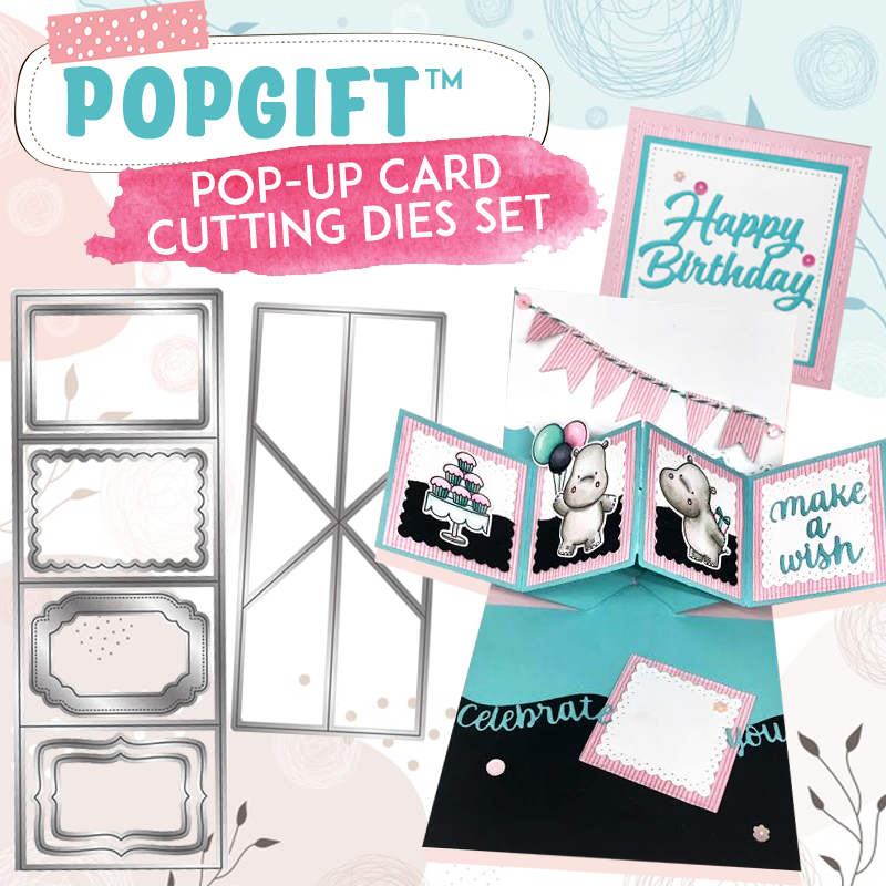 PopGift™ Pop-Up Card Cutting Dies Set