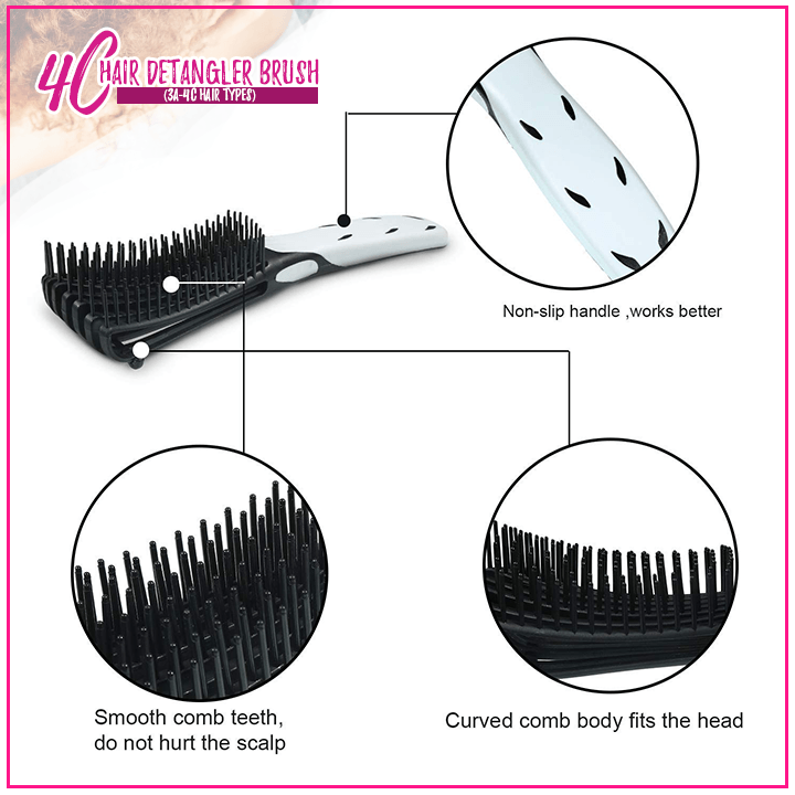 4C-Hair Detangler Brush