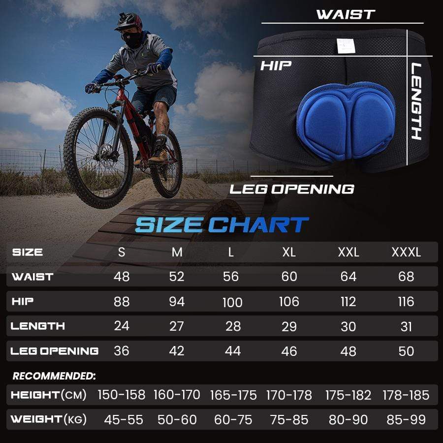 3D Pro-Pad Cycling Underwear