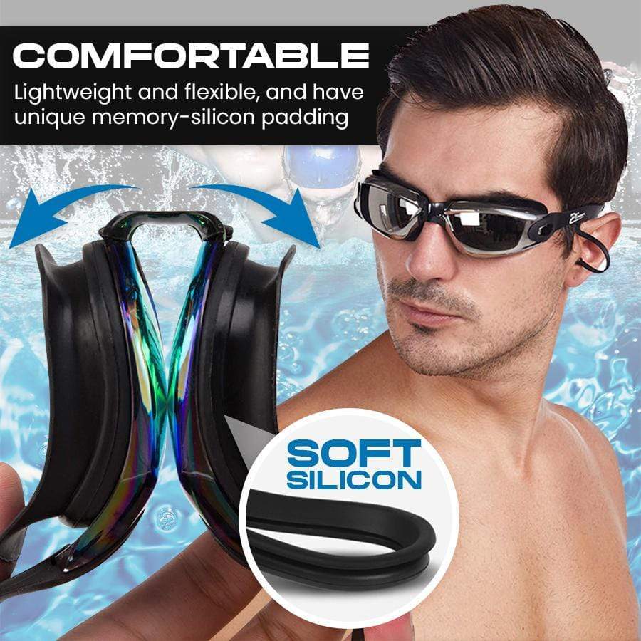 Pro-HD Swim Goggles (with Ear Plugs)