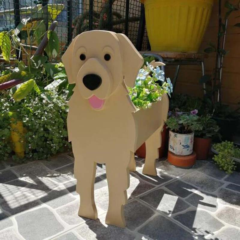 Golden Retriever Planter AP005