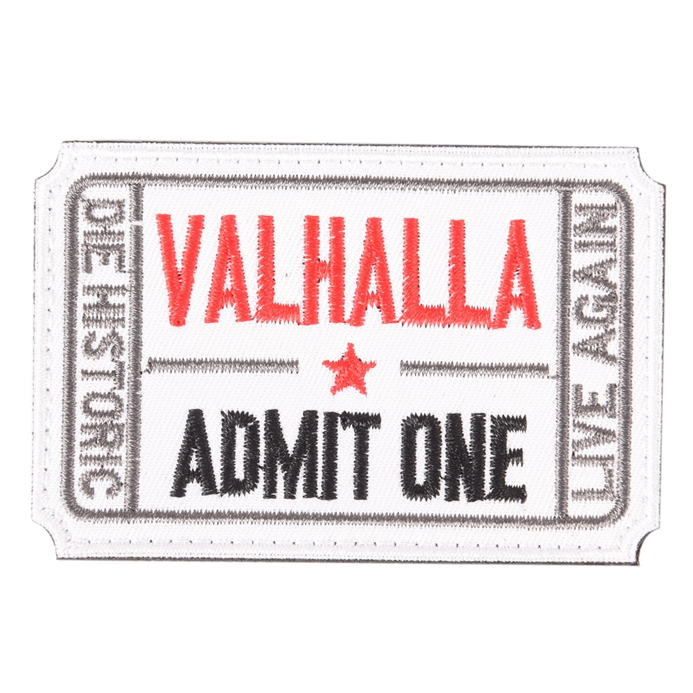 White Valhalla Tactical Patch