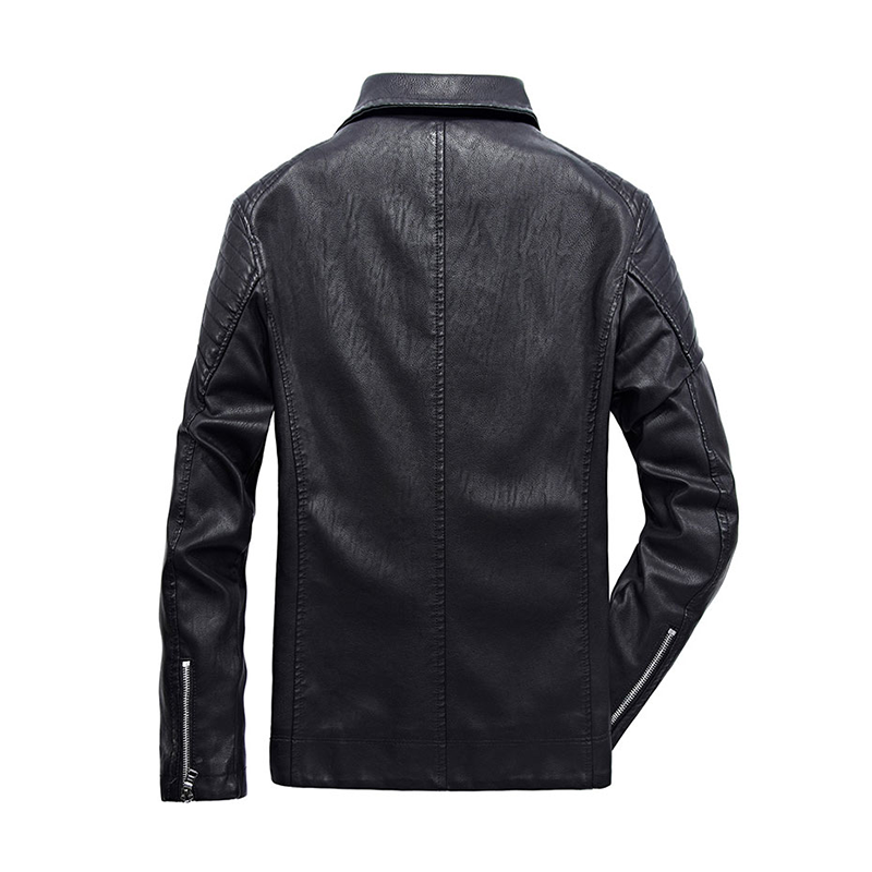 Premium Polk Leather Jacket