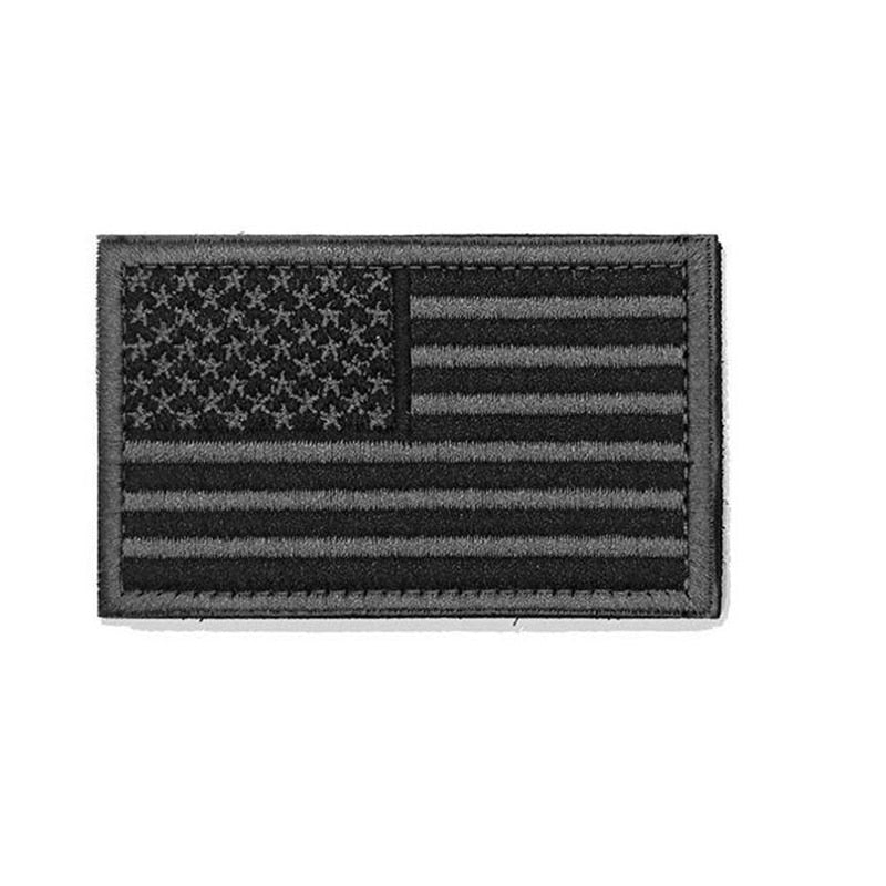 Black American Flag Tactical Patch