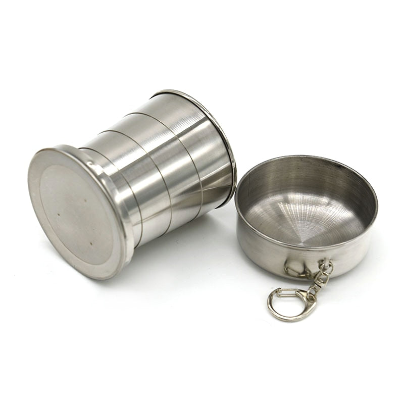 Stainless Steel Portable Folding Cup