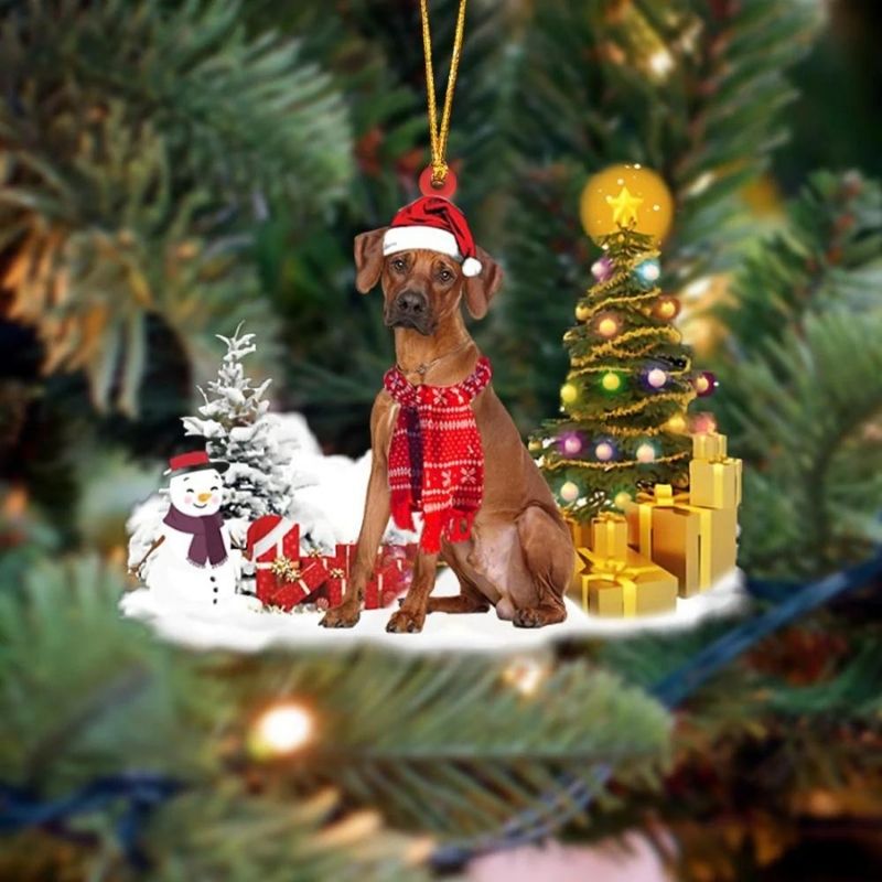 Rhodesian Ridgeback Christmas Ornament SM117