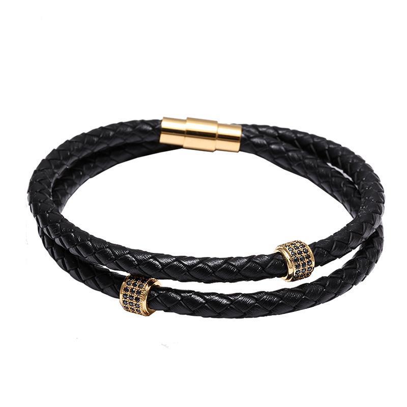 Jason Braided Leather Bracelet