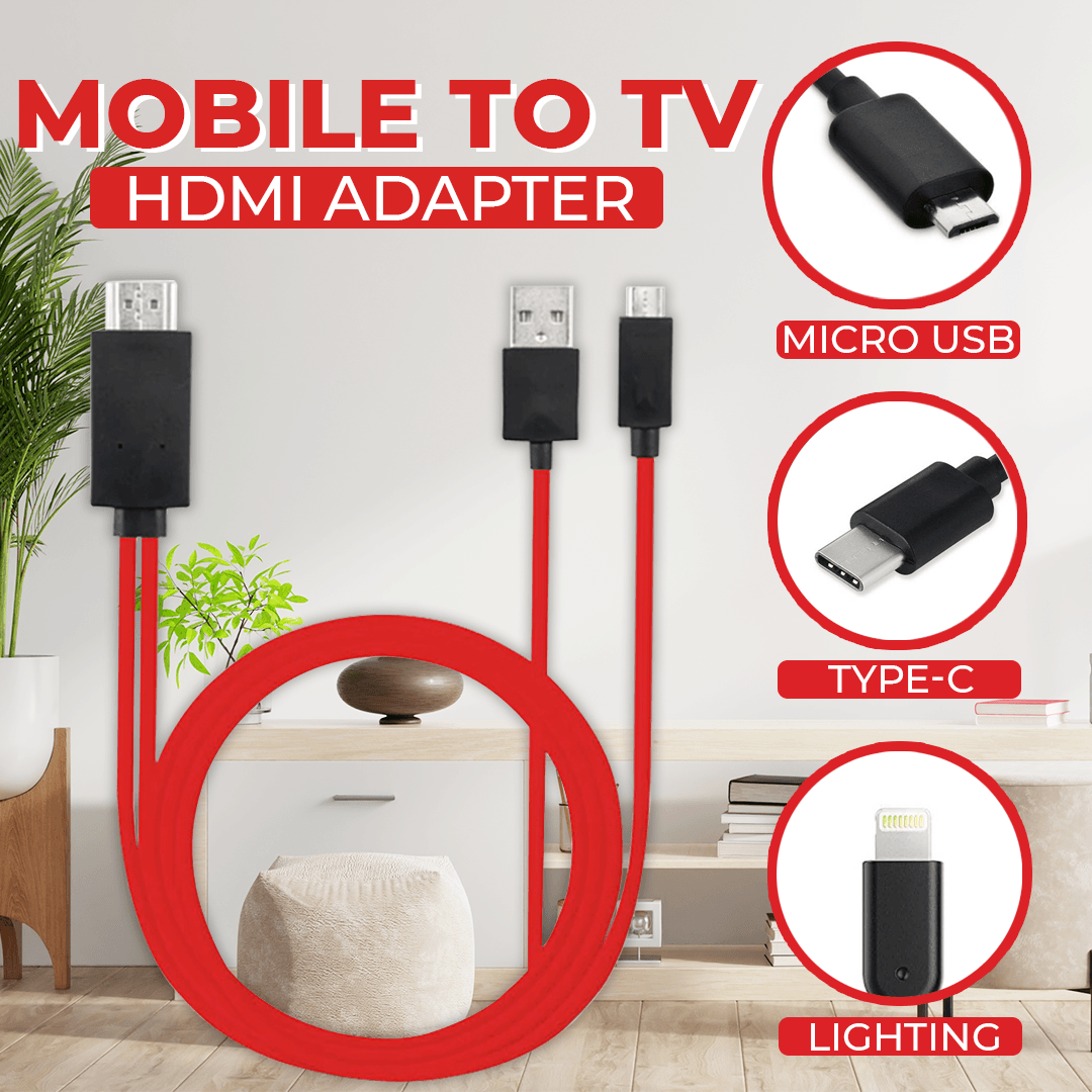 Mobile to TV HDMI Adapter