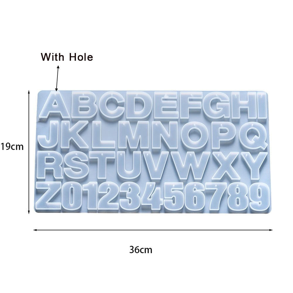 Alphabet Resin Mold