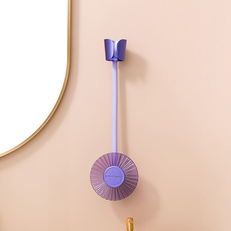 Compact Wall-Mounted Hair Dryer Holder