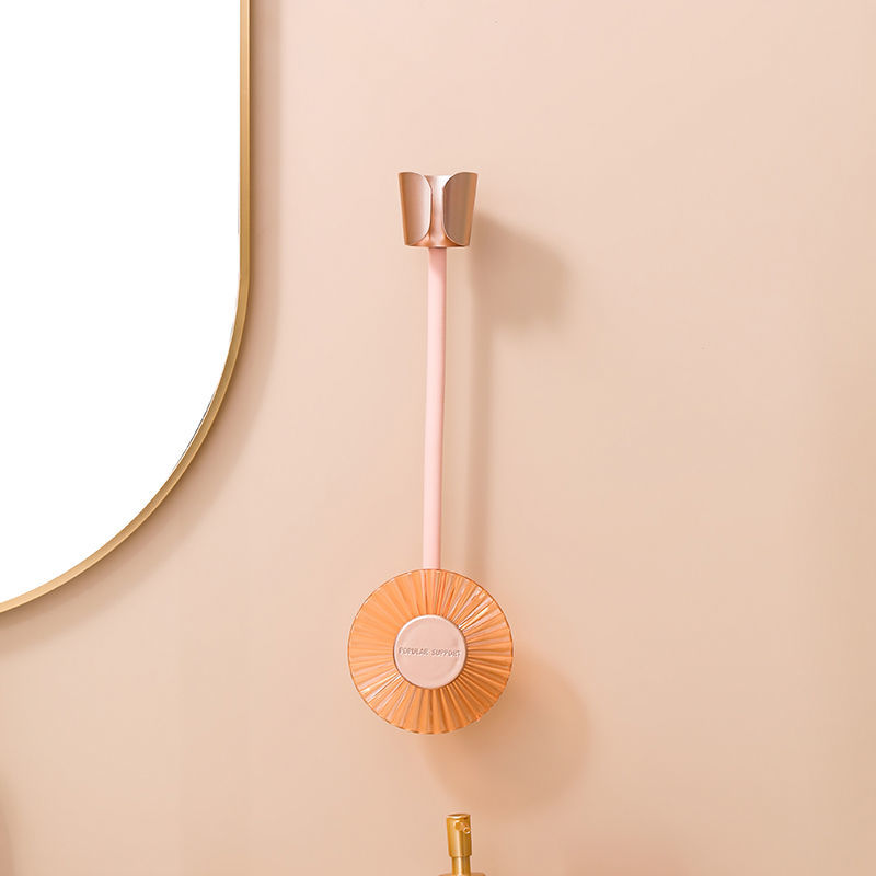 Compact Wall-Mounted Hair Dryer Holder