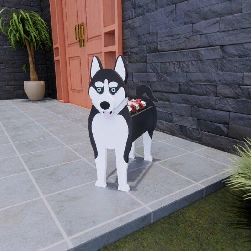 Siberian Husky Planter AP027