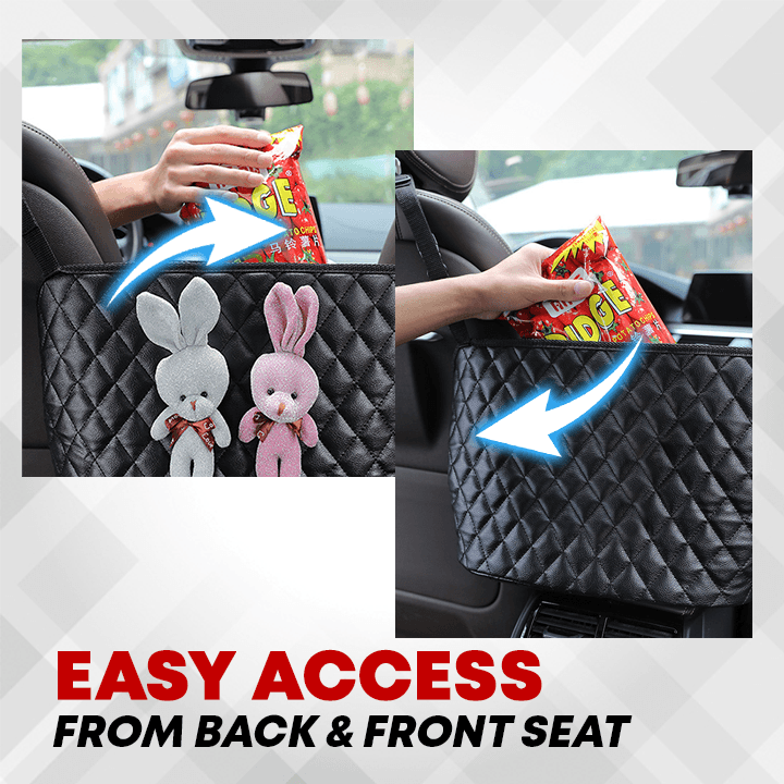 Premium Car Seat Storage Bag & Net