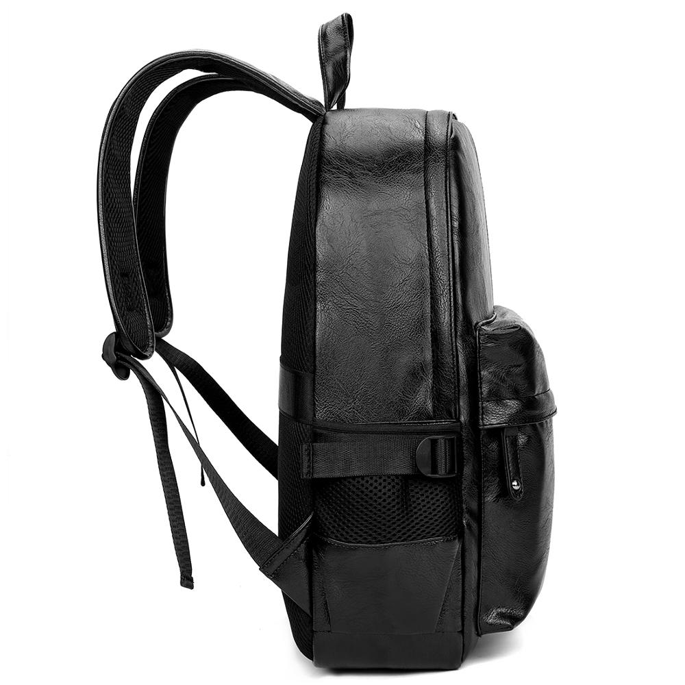 Preppy Style Leather Backpack