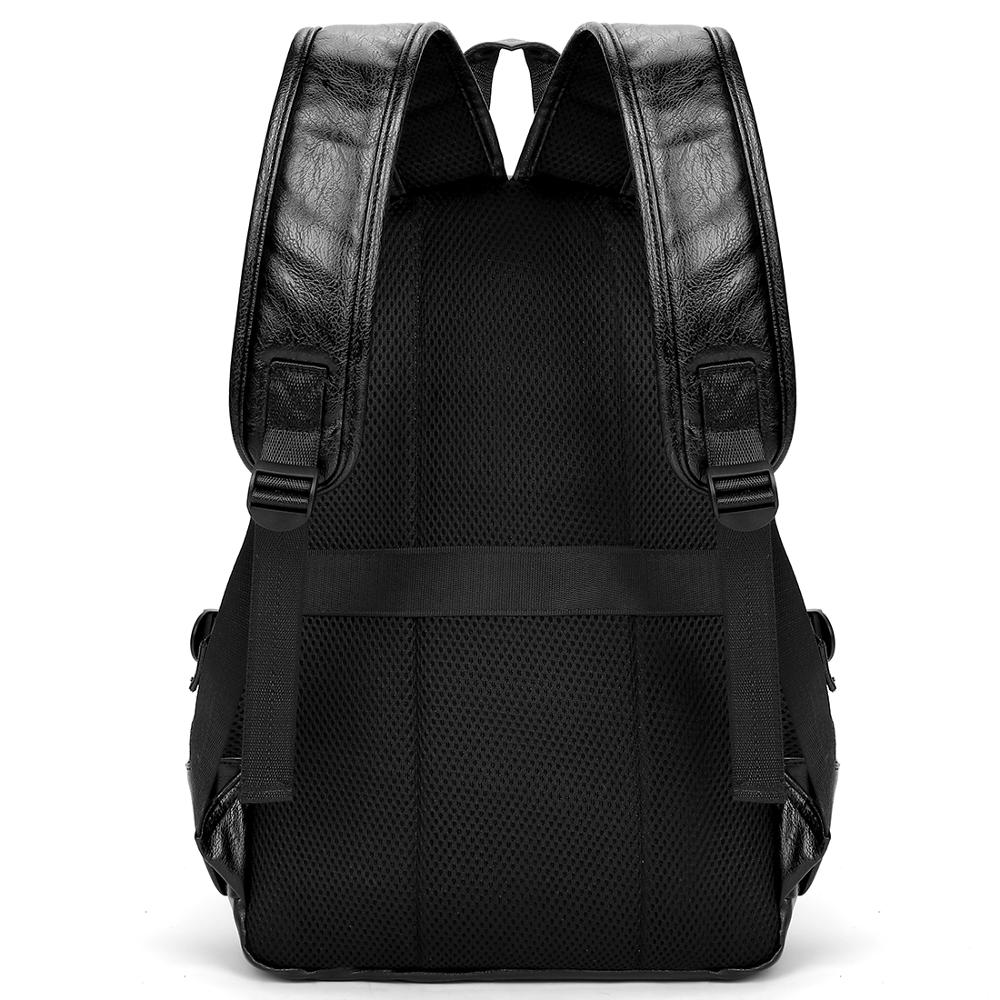 Preppy Style Leather Backpack