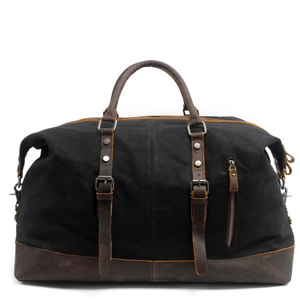 Vintage Waxed Canvas Duffel Bag