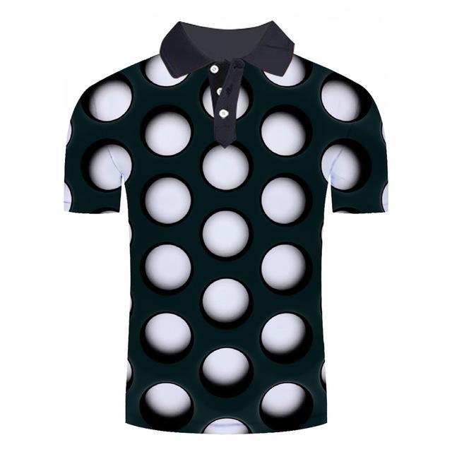 Golf Paradise Cooltech Loud Disco Shirt (White)