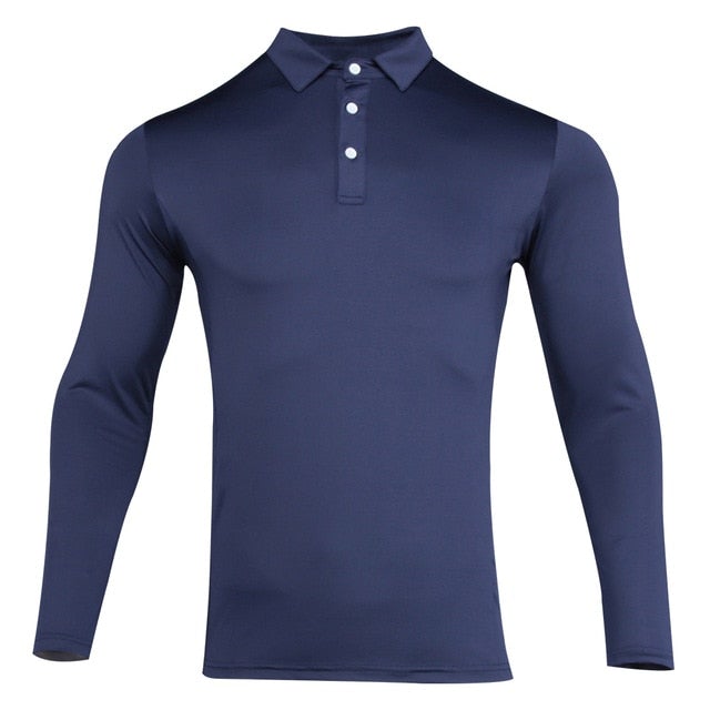 Golf Paradise High-Performance LS Shirt (Navy)