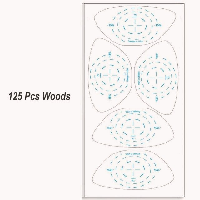 Golf Paradise Hit Tape (125 Pieces of Wood Hit Tape)