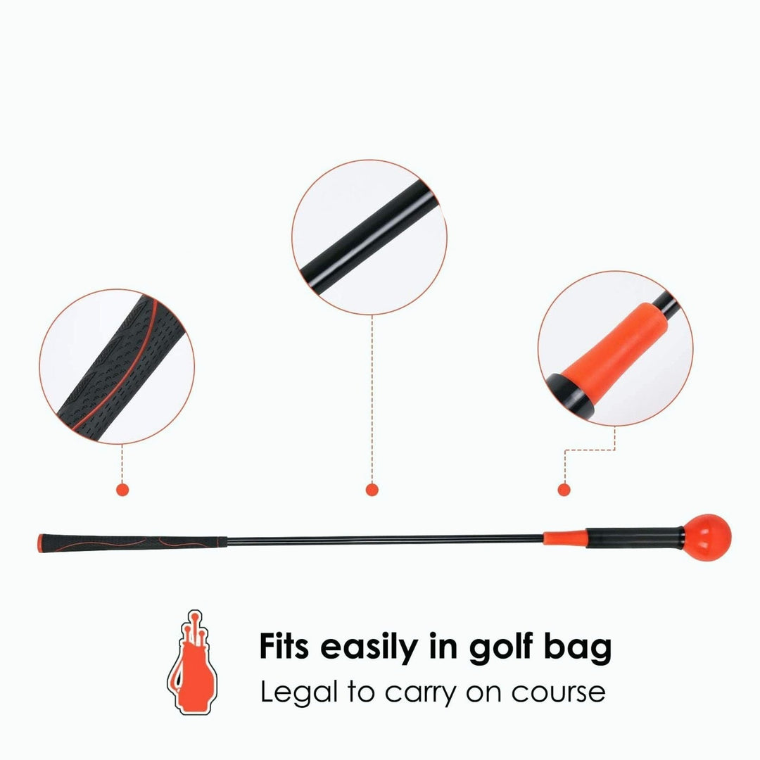 Golf Paradise Flex Rod Swing Trainer (Orange 40 Inch)