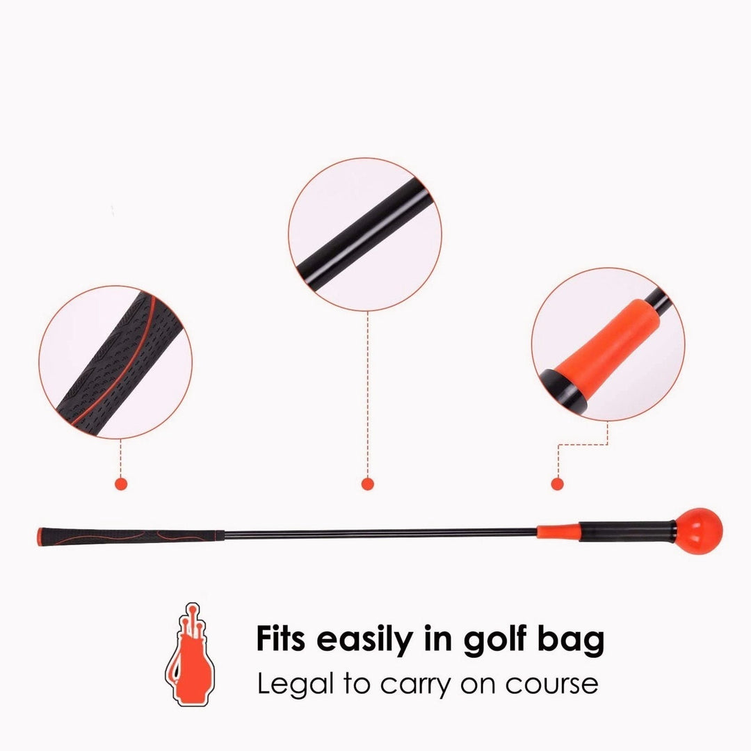 Golf Paradise Flex Rod Swing Trainer (Orange 48 Inch)