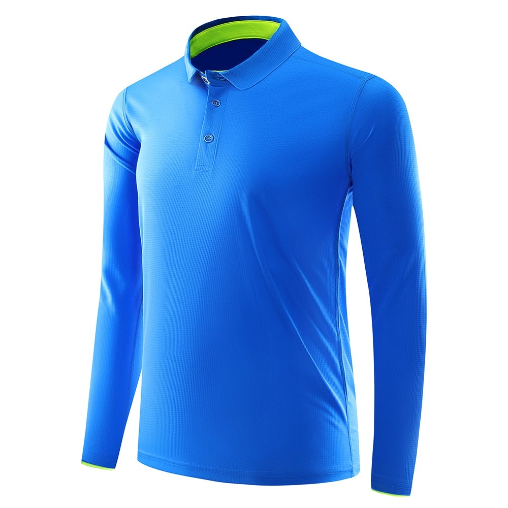 Golf Paradise High-Performance LS Shirt (Blue)