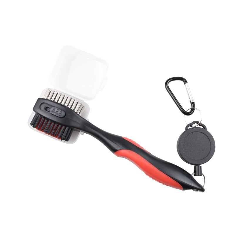 Golf Paradise Double Headed Club Brush (Red)