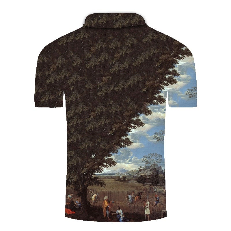 Golf Paradise Cooltech Mosaic Loud Golf Shirt (Fieldwork)