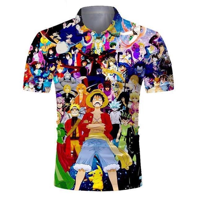 Golf Paradise Cooltech Digital Art Loud Shirt (Shounen)