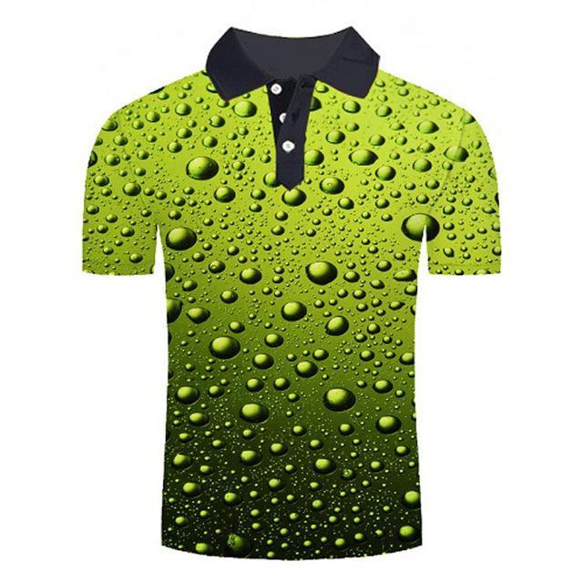 Golf Paradise Cooltech Loud Drink Up Shirt (Green Bottle Condensation)