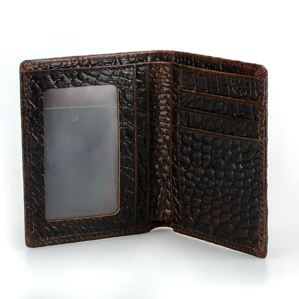 Jason Crocodile Embossed Bi-fold Wallet