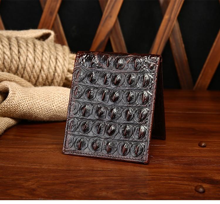 Jason Crocodile Embossed Bi-fold Wallet