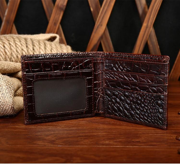 Jason Crocodile Embossed Bi-fold Wallet