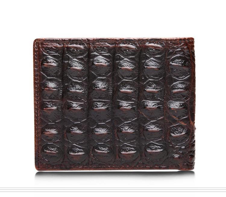 Jason Crocodile Embossed Bi-fold Wallet