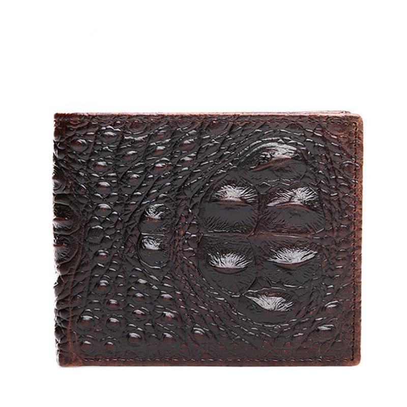 Jason Crocodile Embossed Bi-fold Wallet