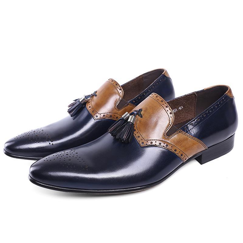 Jason Griffin Tasseled Slip-on Dress Shoes