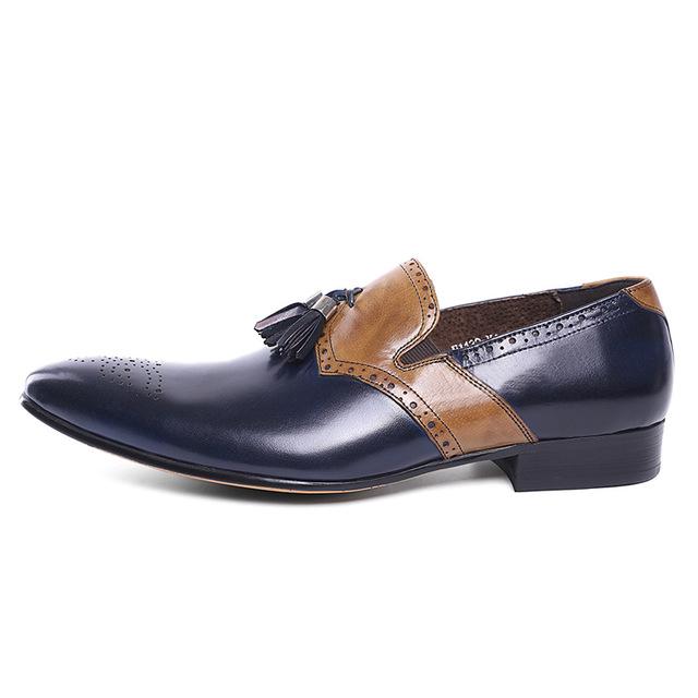 Jason Griffin Tasseled Slip-on Dress Shoes