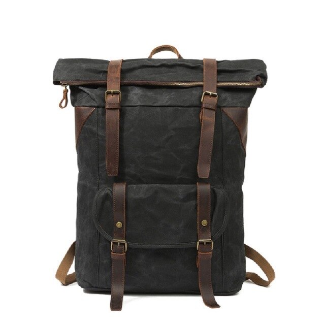 Journeyman Leather Retro Backpack