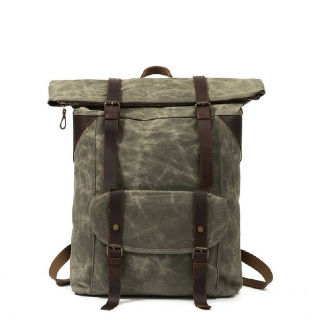 Journeyman Leather Retro Backpack